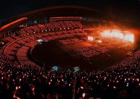 MILE米乐透明屏闪耀周杰伦张韶涵演唱会和GETshow展！